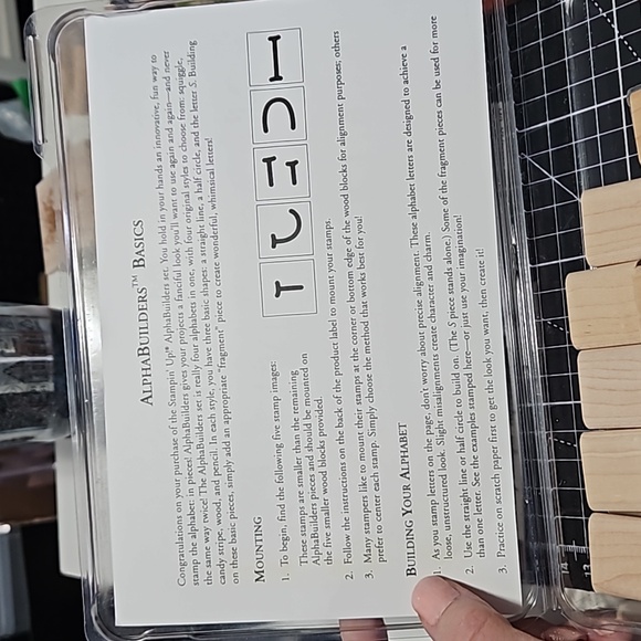 AlphaBuilders Unique stampin up set - Picture 2 of 4